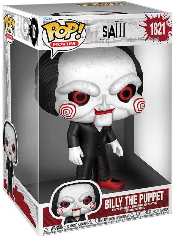 FUNKO FUNKO POP BILLY THE PUPPET - SAW POP! JUMBO