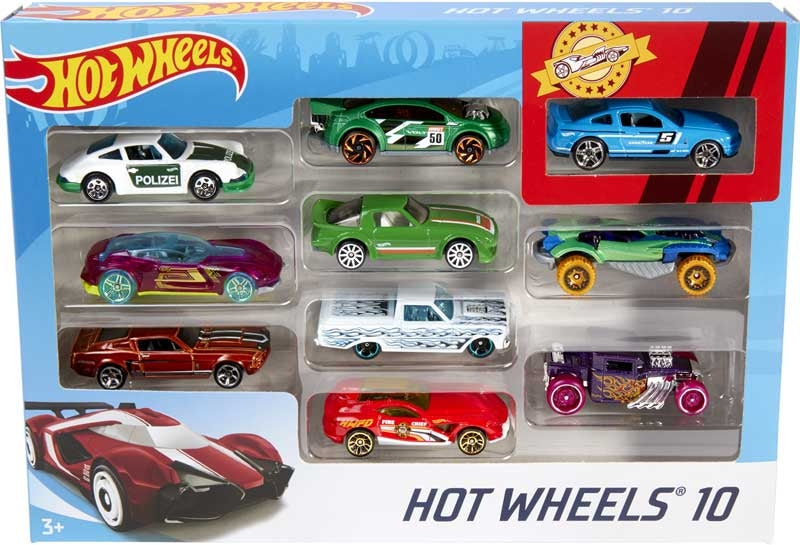 HOT WHEELS BASIC CAR 10 PACK
