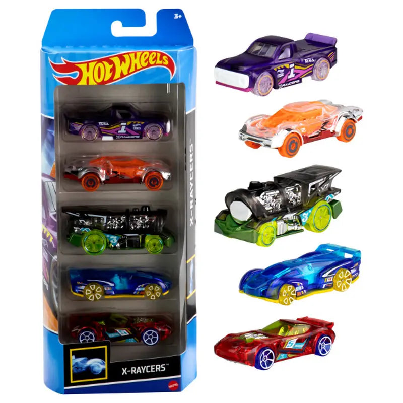 HOT WHEELS BASIC CAR 5 PACK ASSORTED