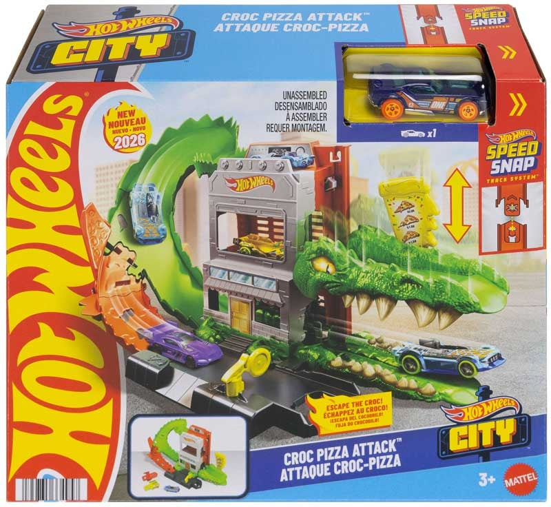 HOT WHEELS CITY CROC PIZZA ATTACK