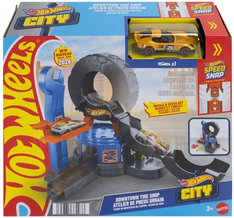 HOT WHEELS CITY DOWNTOWN TIRE SHOP