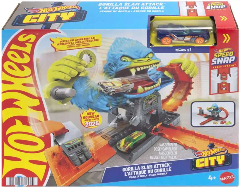 HOT WHEELS CITY GORILLA REPAIR SHOP