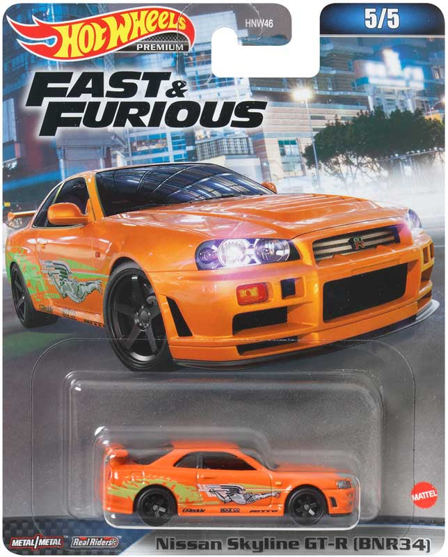 HOT WHEELS PREMIER FAST AND FURIOUS ASSORTED
