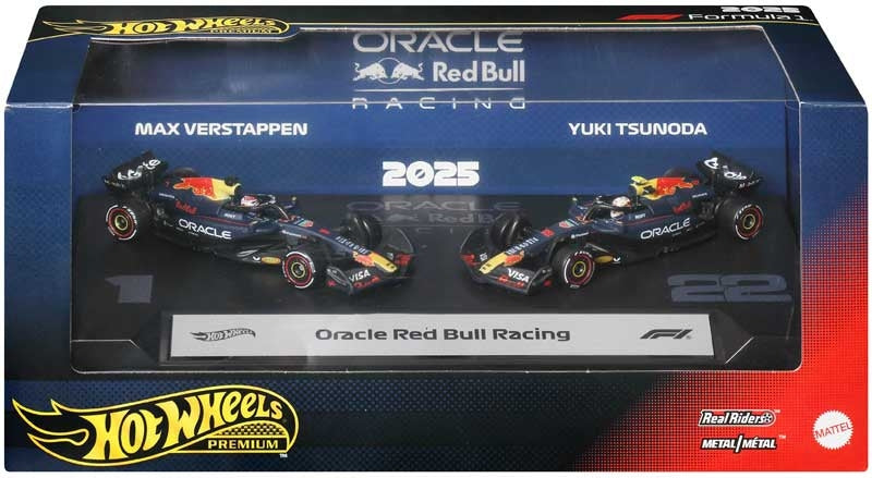 HOT WHEELS PREMIUM FORMULA 1 2 - PACK: ORACLE RED BULL RACIN