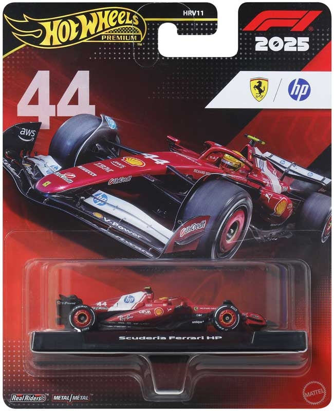 HOT WHEELS PREMIUM FORMULA 1: SCUDERIA FERRARI HP LEWIS